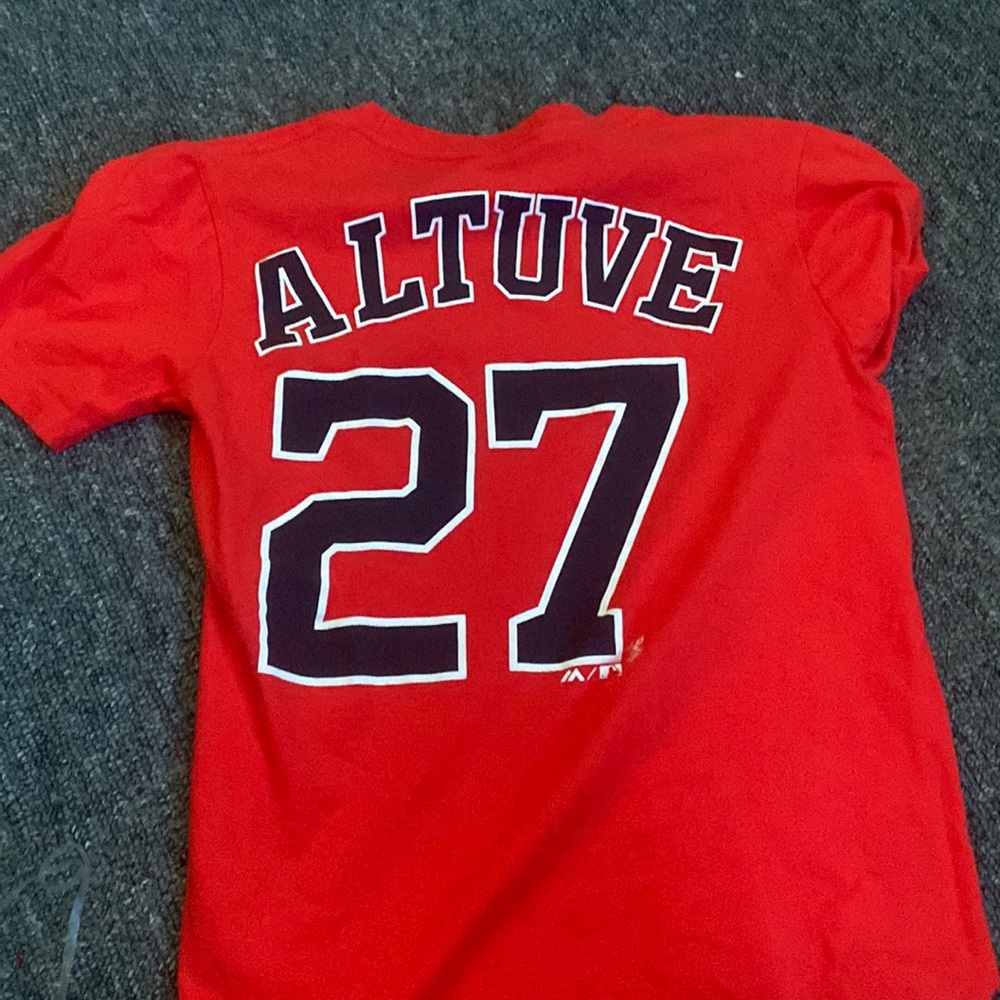 tee shirt astros size small kids